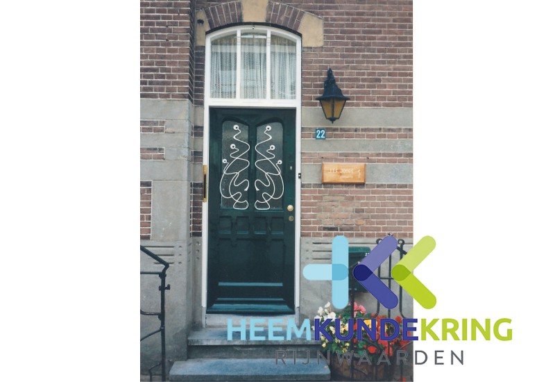 Ingang pand Joere Dorpsdijk Lobith foto behorende bij boekje OMD Coll. HKR